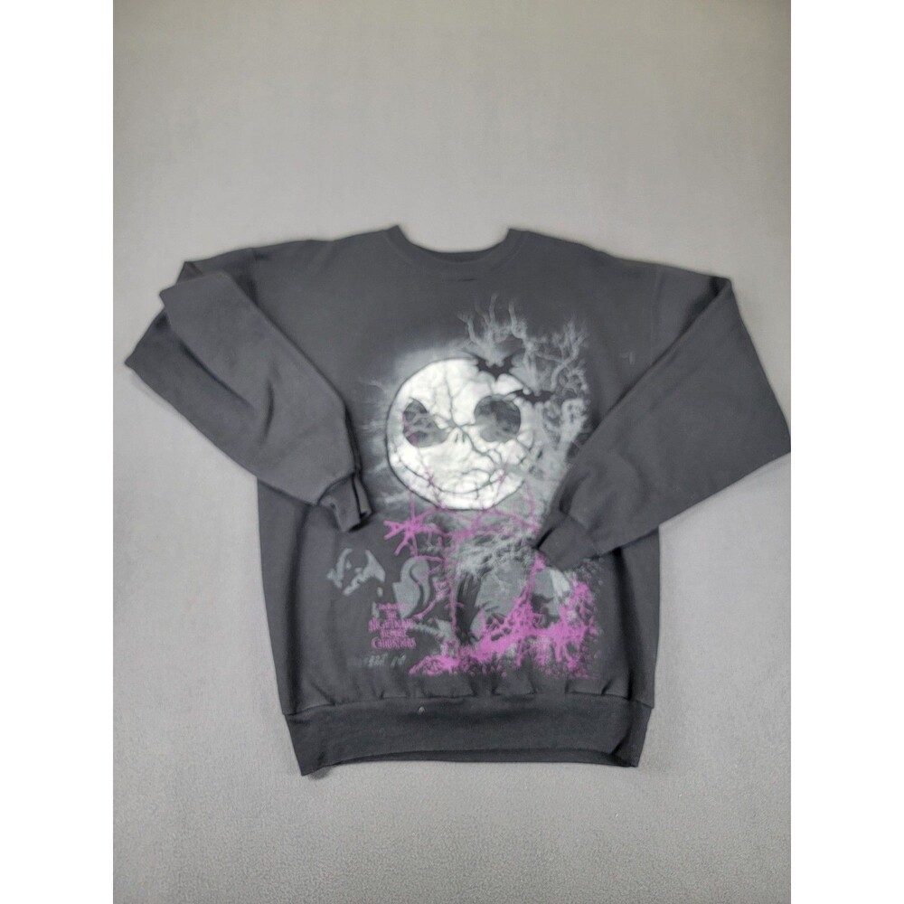 Disney Nightmare Before Christmas Sweatshirt Mens‎ M Jack Skellington Crewneck